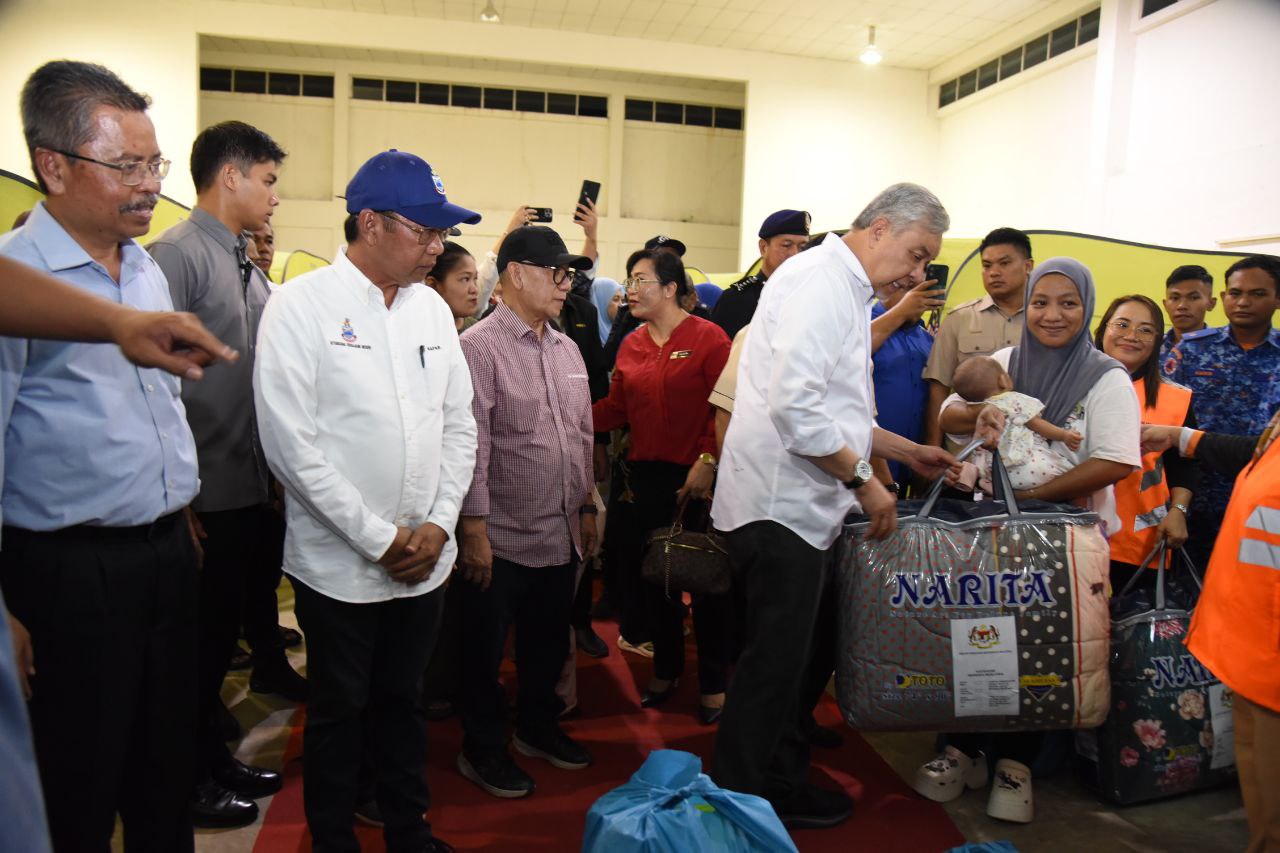 Timbalan Perdana Menteri Tiba di Sabah Tinjau Situasi Bencana